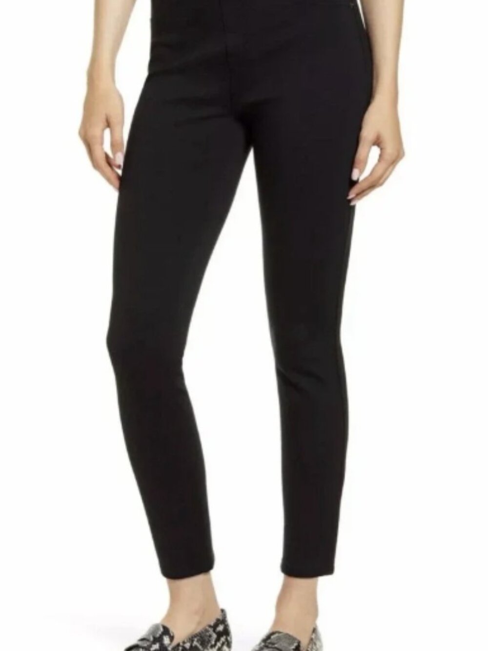 SPANX The Perfect Pants Ponte Pull-On Ankle Pants Black 2X Tall